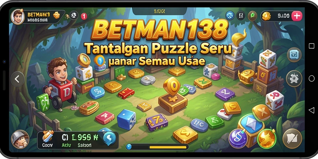 Tampilan gameplay BETMAN138 yang penuh warna dan interaktif.