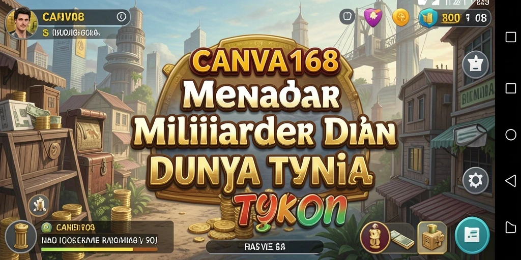 Screenshot gameplay Tycoon yang menarik dan interaktif.