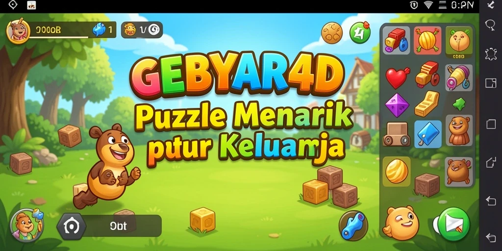Gambar tampilan gameplay GEBYAR4D yang seru dan menantang.