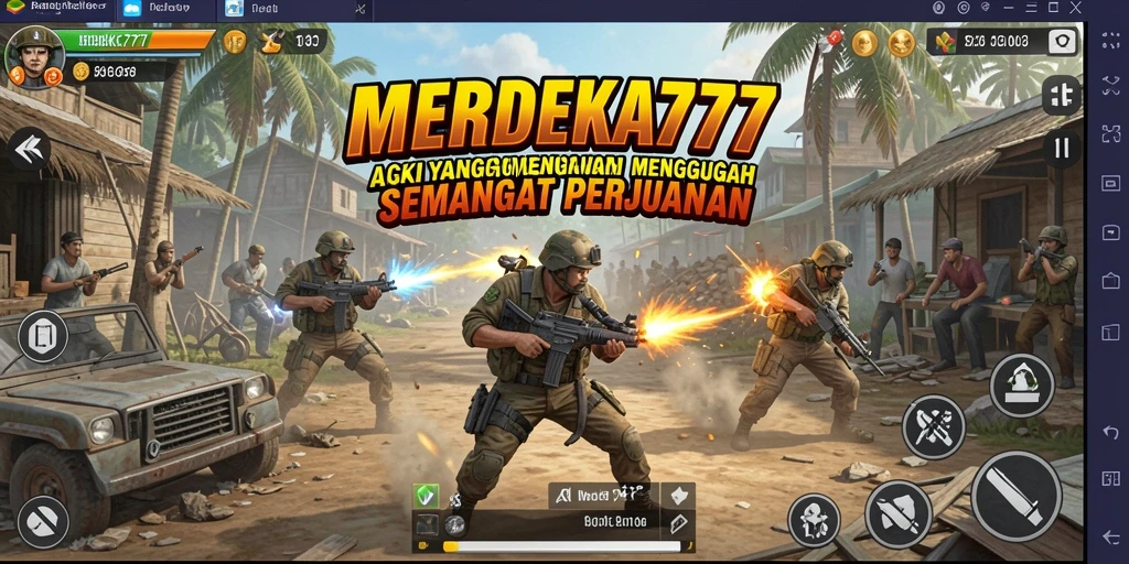 Gameplay mendebarkan dalam aksi pertempuran yang intens.