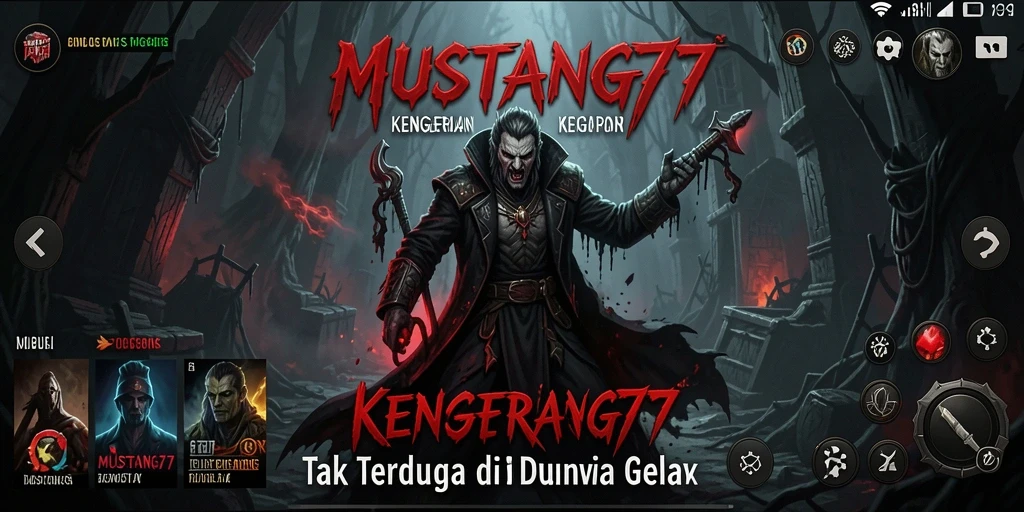 Tampilan gameplay menyeramkan dari MUSTANG77 yang penuh dengan ketegangan.