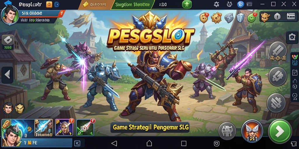 Tampilan gameplay seru dari PESGSLOT dengan strategi mendebarkan.