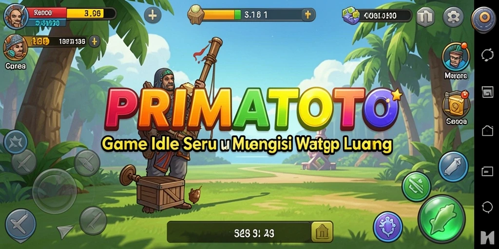 Tampilan menarik dari gameplay PRIMATOTO yang seru.