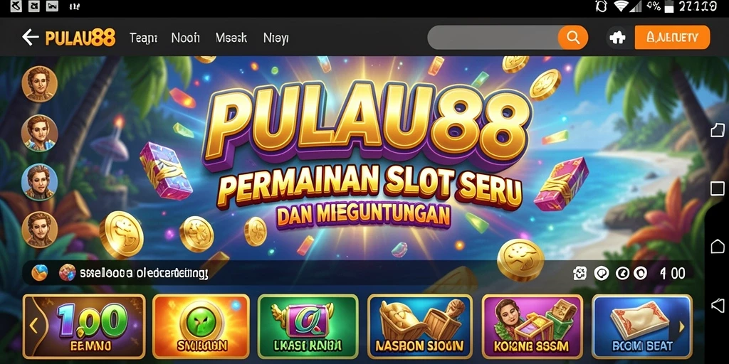 Tampilan gameplay Slot yang menarik dan menghibur di PULAU88.