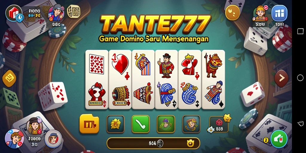 Screenshot dari gameplay menarik TANTE777 yang menampilkan aksi Domino.