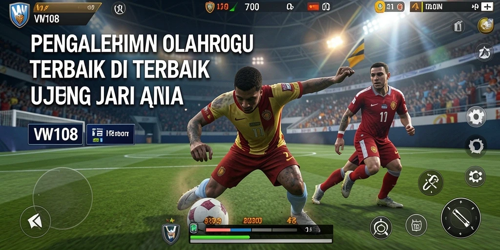 Screenshot utama VW108 menampilkan antarmuka taruhan olahraga yang menarik.